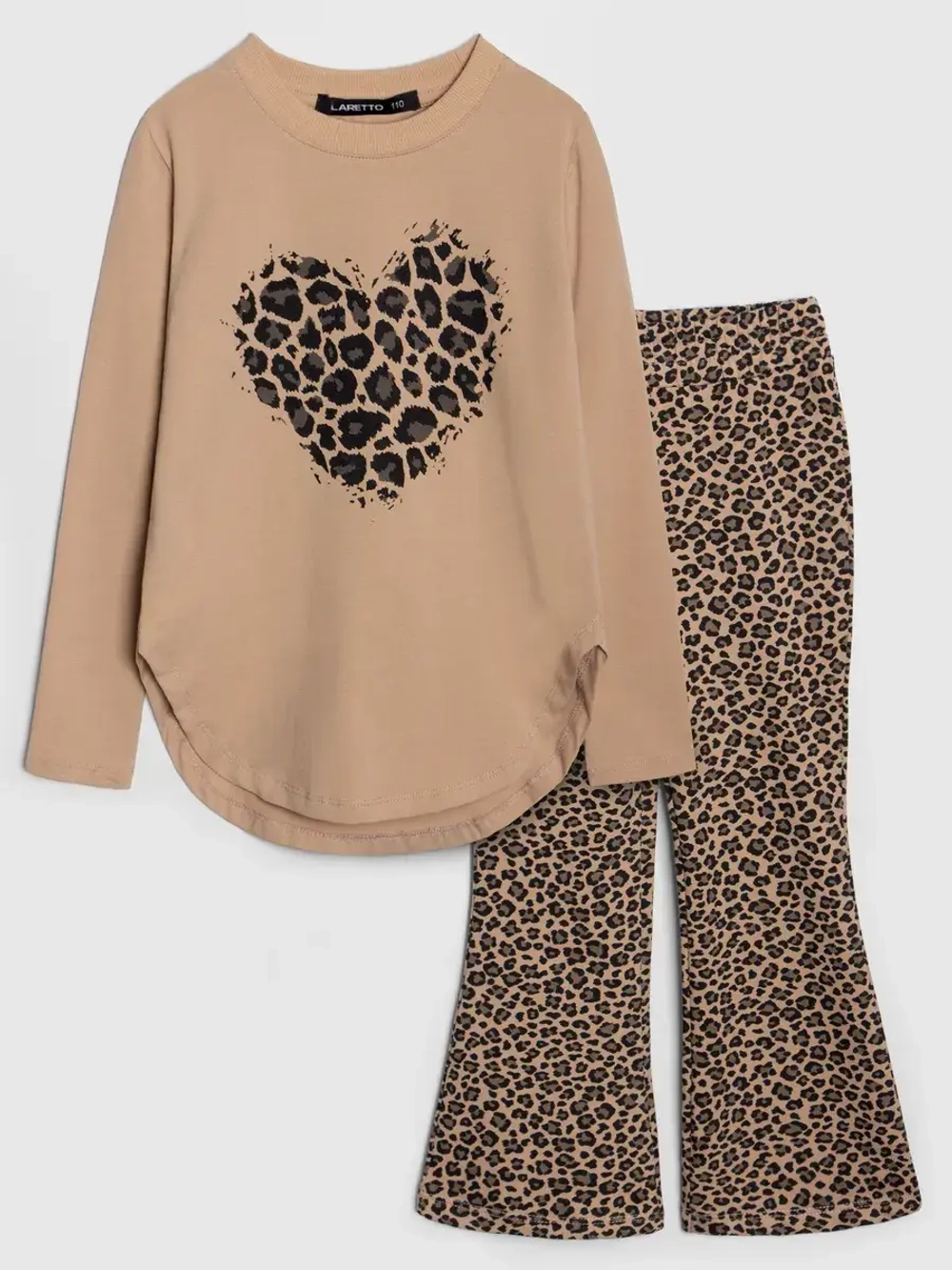 Костюм для девочки с брюками на осень