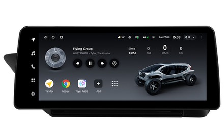 Магнитола Lexus ES250 2012-2015 (монохром) - Teyes LUX ONE монитор 12.3" 2K QLED на Android 10, CarPlay, 4G SIM-слот, джойстик, 6/128ГБ