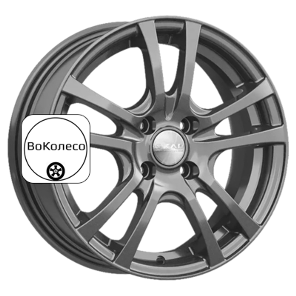 6x15/5x100 ET38 D57,1 Дели (КЛ300) Графит СКАД