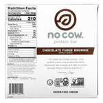 No Cow, Протеиновый батончик, брауни с шоколадной помадкой, 12 батончиков по 60 г (2,12 унции)
