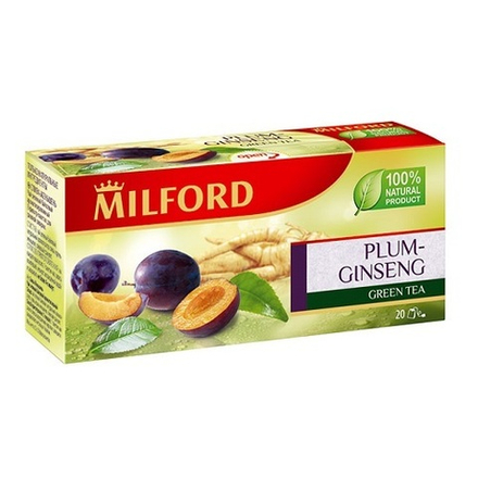 Milford слива-женьшень, 20 пакетиков