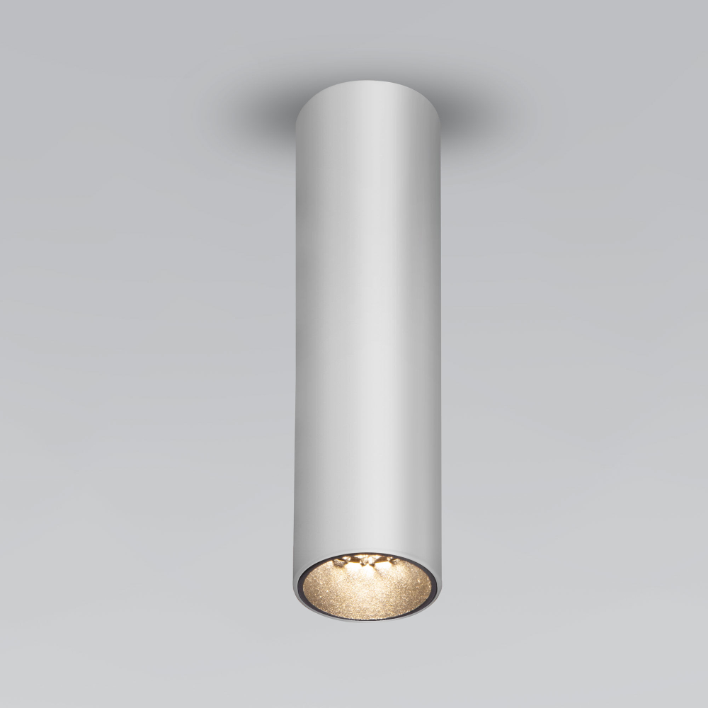 Накладной светодиодный светильник с антибликовой решеткой Pika 25031/LED 6W 4200K серебро