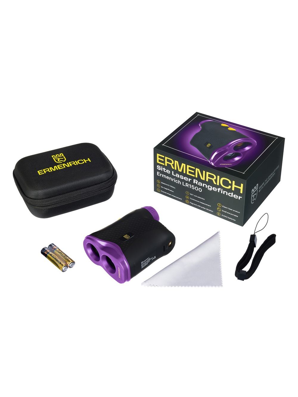 Лазерный строительный дальномер Ermenrich LR1500