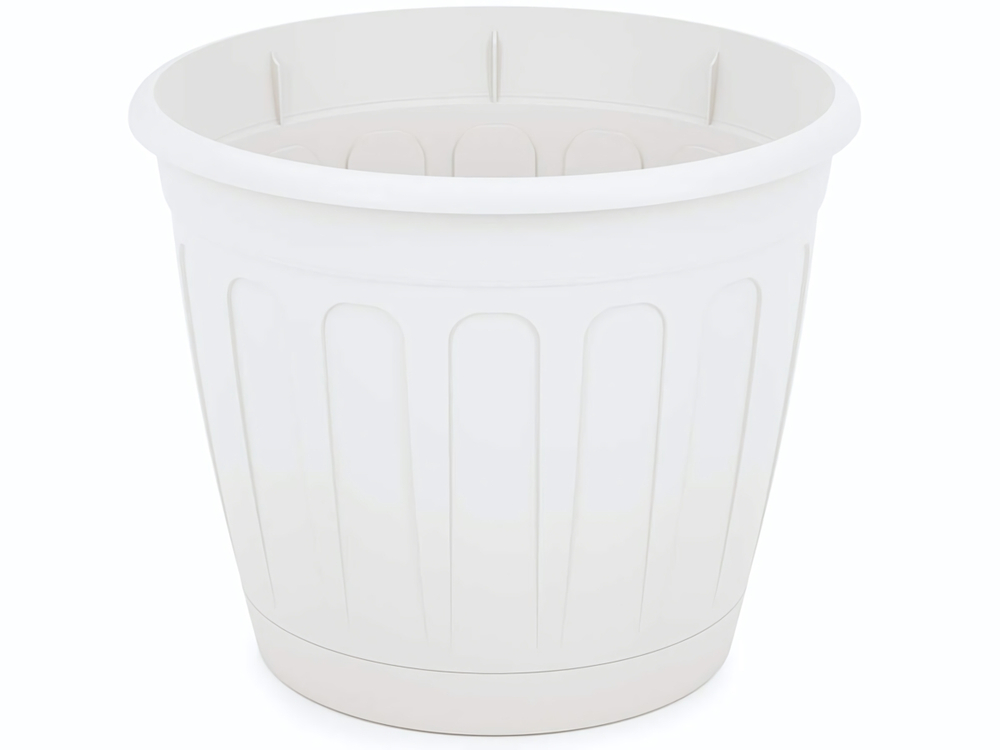 Горшок цветочный Дионис 3,6л (белый)