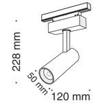 Трековый светильник Technical TR019-2-10W3K-B