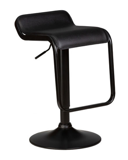 Стул барный DOBRIN CRACK BLACK, черный