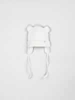 Шапка трикотажная двухслойная "Молоко" 0+