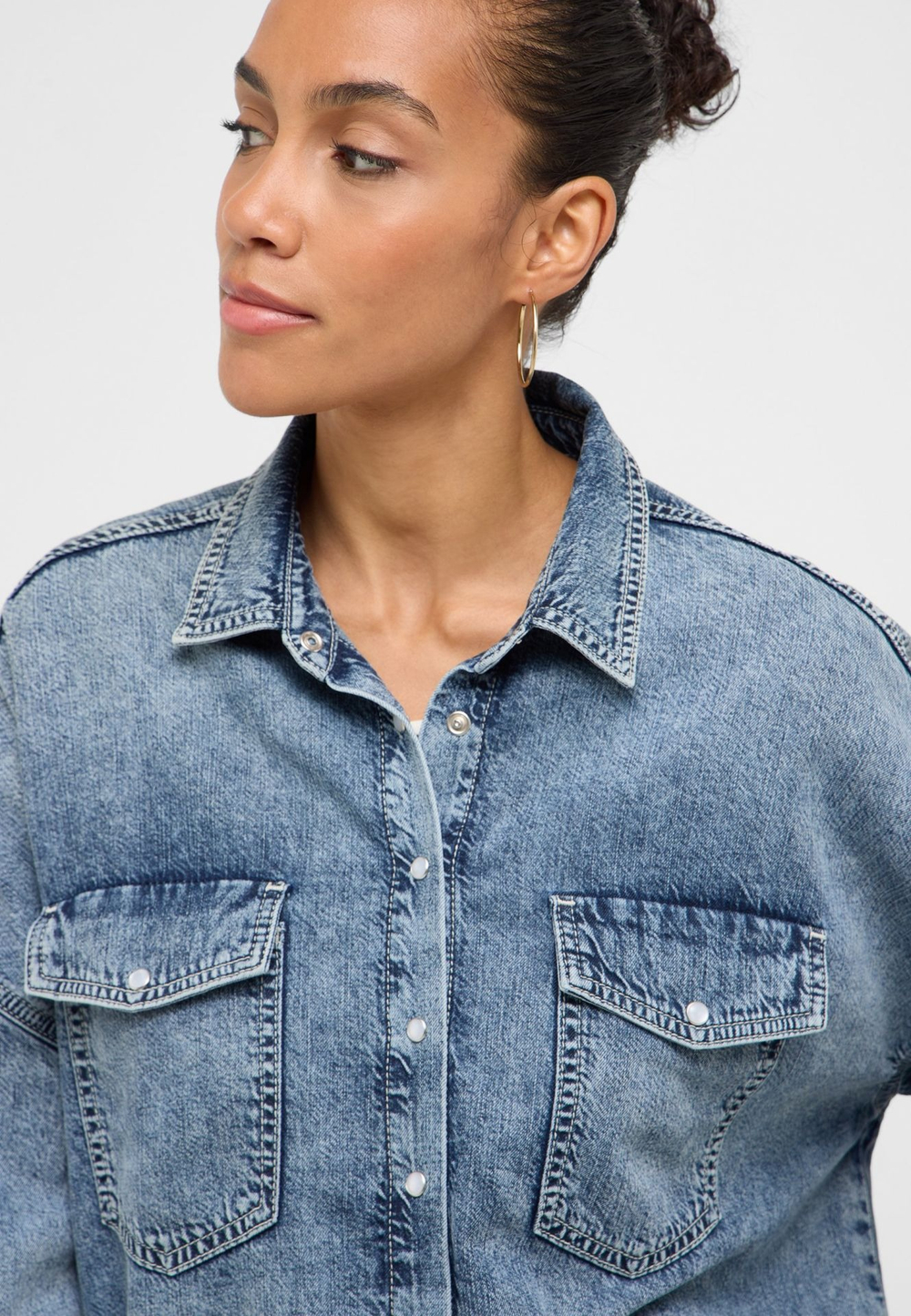 Рубашка женская MUSTANG Style Ruby Pockets