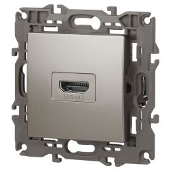 Розетка ЭРА Elegance 14-3114-16 HDMI, титан