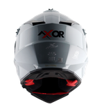 Шлем AXOR X-CROSS DUAL VISOR SC, с визором, цвет светло-серый (XL)