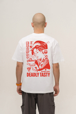 Футболка KUL'TURA "Deadly Tasty" Белый
