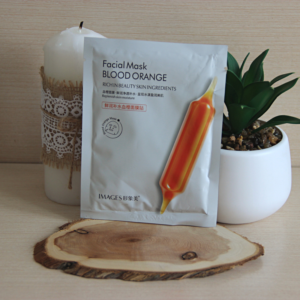 Тканевая маска c маслом красного апельсина