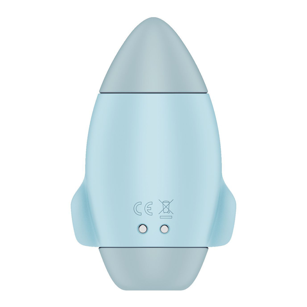 Голубой вакуумный стимулятор клитора "Ракета"