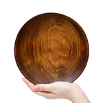 Тарелка-чаша Art of Siberia из сибирской пихты, плоская, диаметром 20,5 см. T59