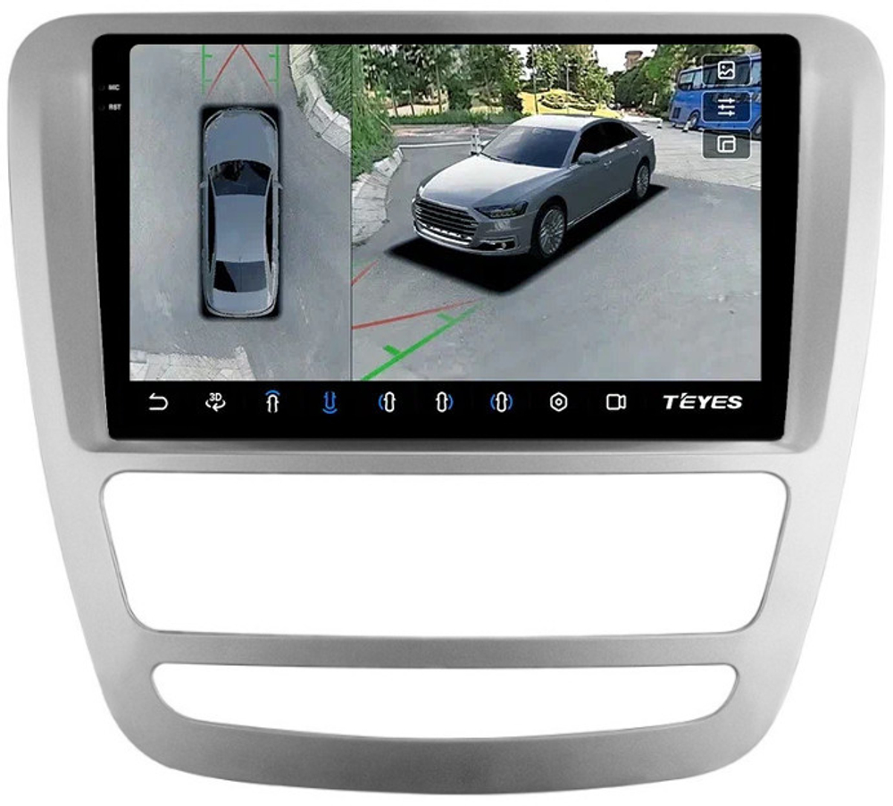 Магнитола Sollers ST6 (взамен монохром экрана), JAC T6 - Teyes CC3-2K-360 на Android 10, 2K QLED, 6Гб+128Гб, CarPlay, 4G SIM-слот, 4 камеры в комплекте