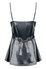 Атласный бэби-долл Satinia (Размер: XXL) (Цвет: серый)