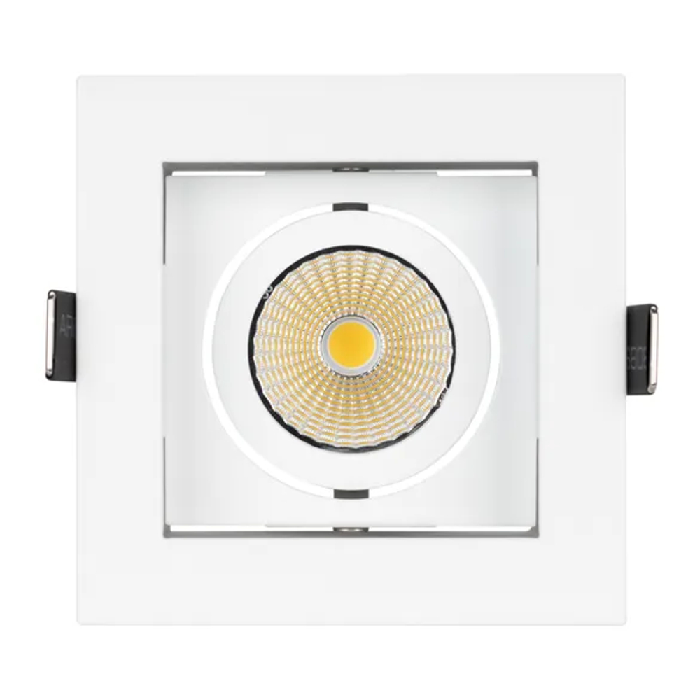 Светильник CL-KARDAN-S102x102-9W Warm (WH, 38 deg) (Arlight, IP20 Металл, 3 года) 024137