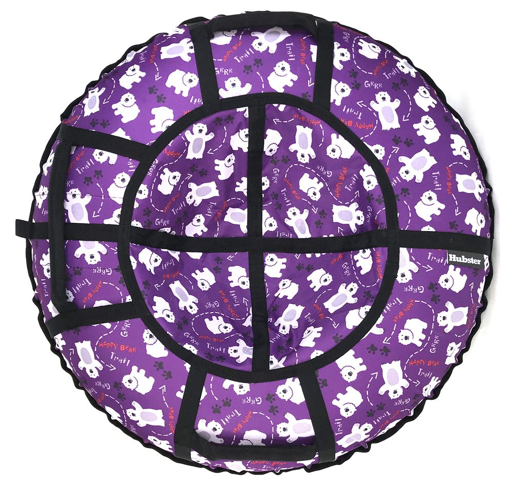 Тюбинг Hubster Люкс Pro S Мишки фиолетовые