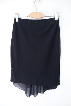 Юбка черная воздушная 46 размер