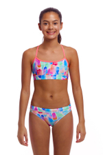 Купальник FUNKITA Girl's Tickle Pink (Swim Crop Top & Brief)