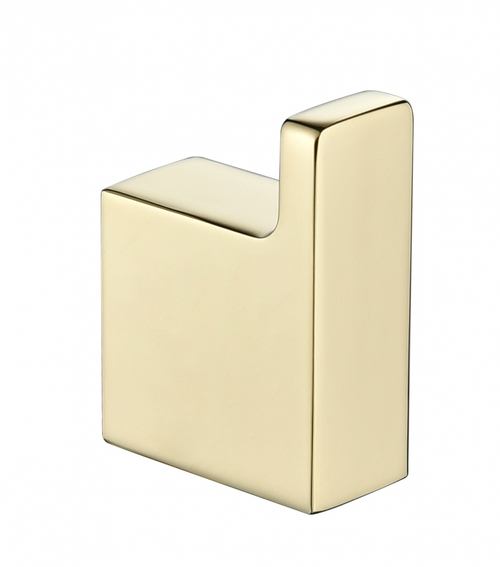 Крючок одинарный Grocenberg AC0017 (Золото глянец)