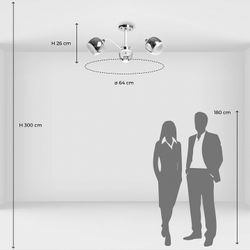 Люстра на штанге De City Альфа 21 324018603