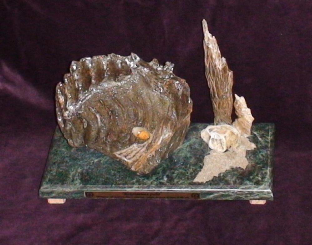 Зуб мамонта "Ископаемая рыба" / Mammoth tooth "Fossil fish"