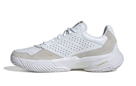 Теннисные кроссовки Adidas CourtJam Control 3 Premium - cloud white/cloud white
