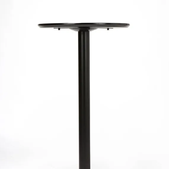 Барный стол Calgary Ø60х110 см, черный меламин