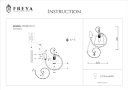 Бра Freya FR2020-WL-01-CH