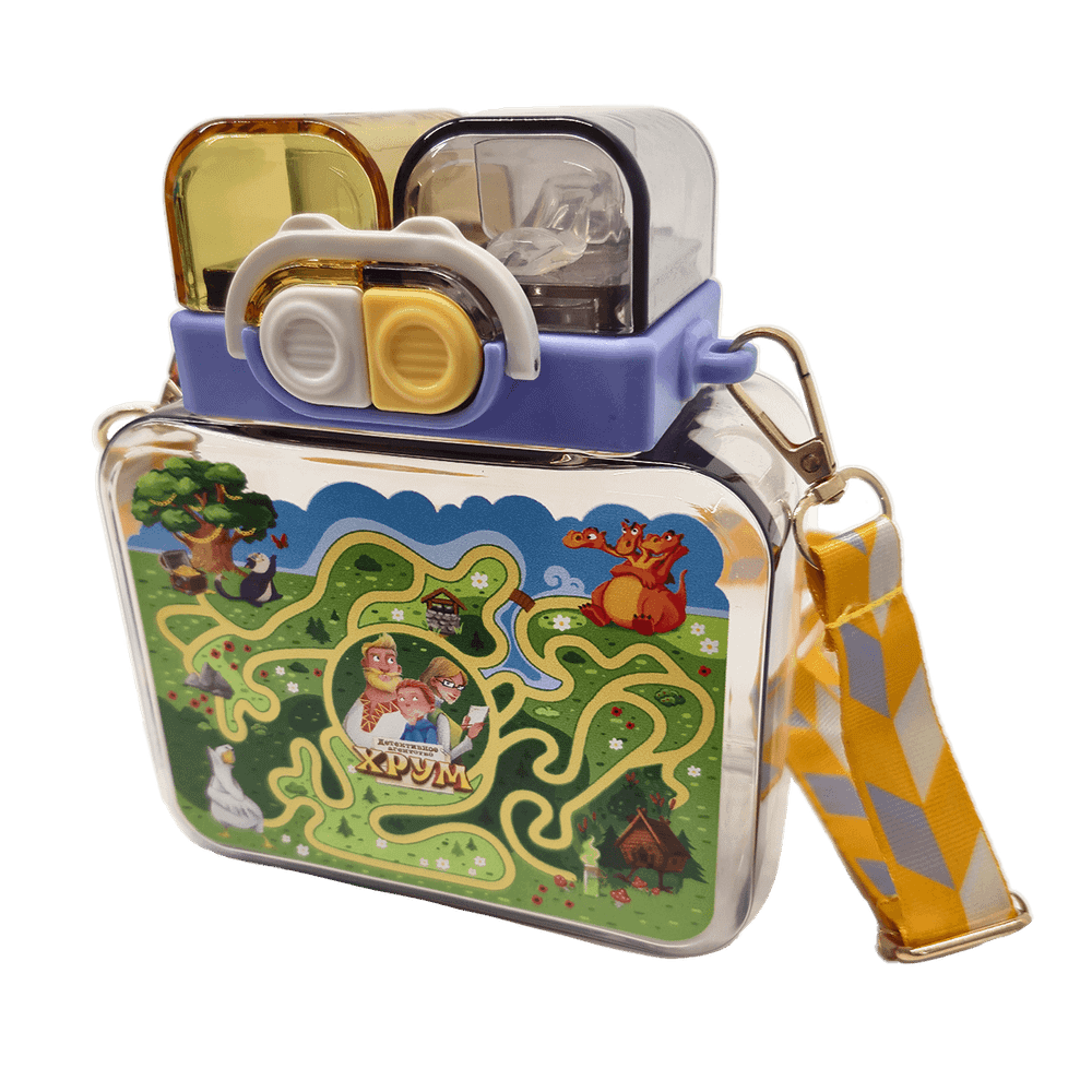 Бутылка-головоломка для воды «Детективное агентство ХРУМ»