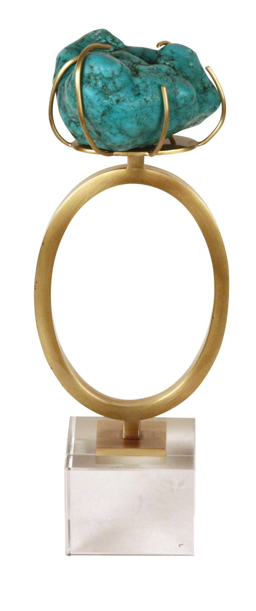 Скульптура Кольцо с камнем 33см G&C Stone On Ring