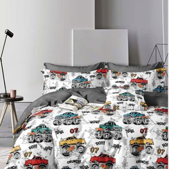 Сатин-твил "Детство" принт №8 | ш.235 см | 115 г/м² | хлопок-100%