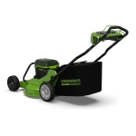 Газонокосилка аккумуляторная Greenworks GC82HPLM76 82В (без АКБ и ЗУ) нож 76 см, 2519207