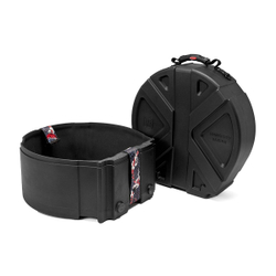 Ударопрочный кейс ЧЕРНЫЙ с отделкой велюр - для малого барабана - DGCASE DARUMA 14TF (5in - 8,5 in)