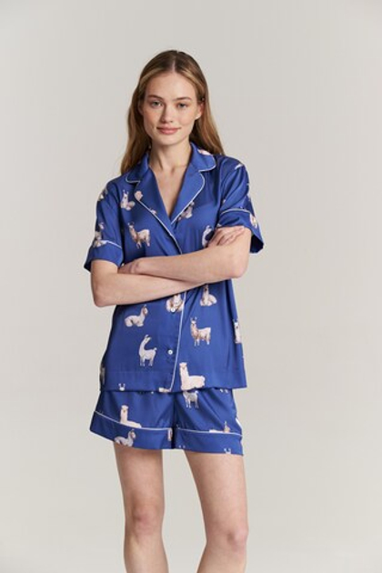 Шелковая блуза с кантом - альпака