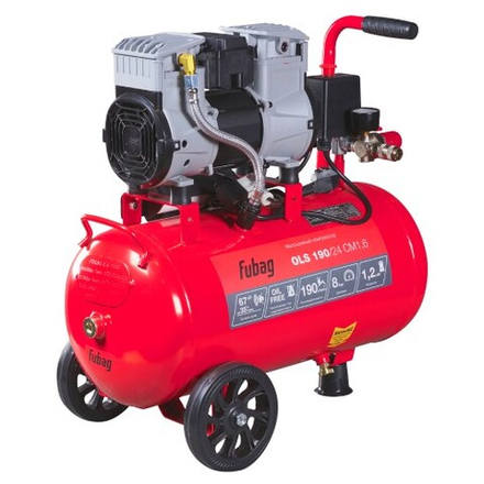 Компрессор поршневой безмасляный FUBAG OLS 190/24 малошумный 646067