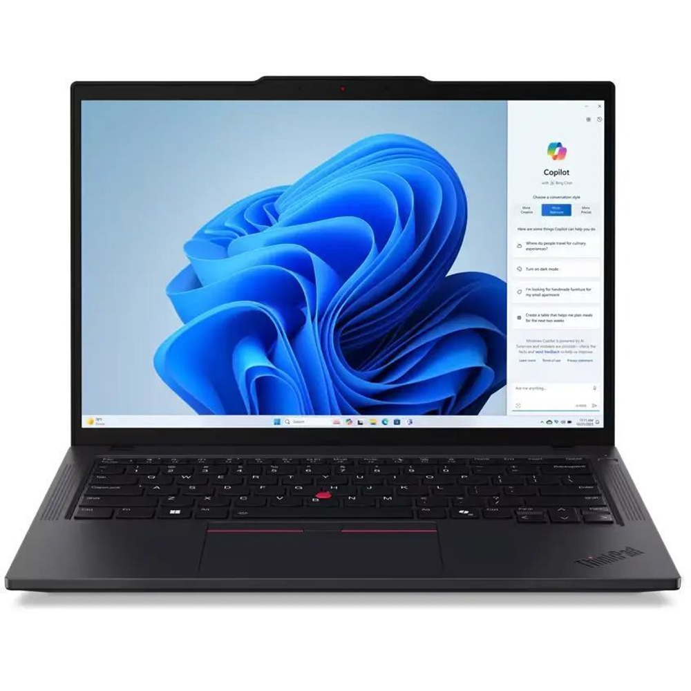 Ноутбук Lenovo ThinkPad T14 G5, 14" (1920x1200) IPS/Intel Core Ultra 5 125U/16 ГБ DDR5/512 ГБ SSD/Intel Graphics/Без системы, Черный (21MMS2Y000)