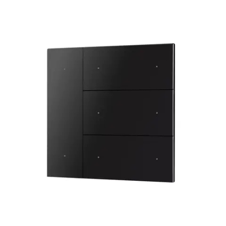 INTELLIGENT ARLIGHT Накладка панели KNX-23-4G-SUF Black (Backlight) (IARL, IP20 Металл, 2 года) 051083