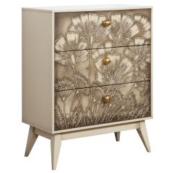 Комод Маки с 3 ящиками Айвори