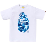 A Bathing Ape Bathing Ape Футболка Regular Straight Fit Summer 0zxtemx00310q белый синий