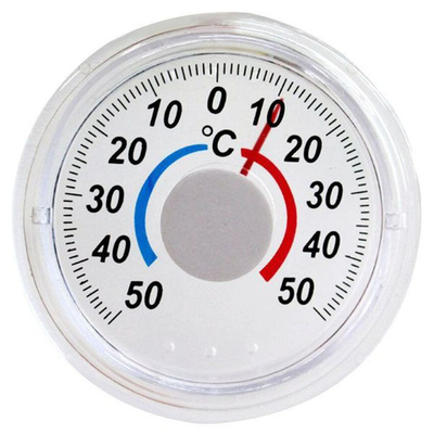 Термометр оконный "Биметаллический" круглый ТББ
