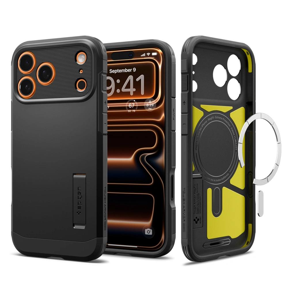 Чехол Spigen Tough Armor ”T” для iPhone 17 Pro черный