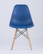 Стул Eames Style DSW синий (разборный каркас)