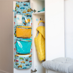 Кармашки для детского сада на липучке. Машинки принт