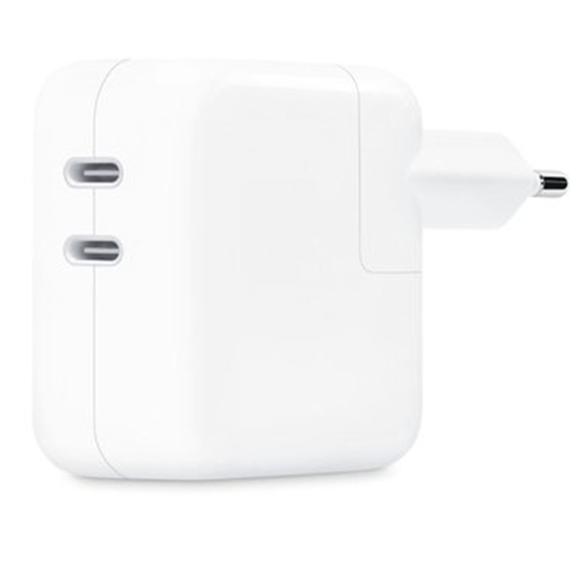 Адаптер питания Apple мощностью 35 Вт с двумя портами USB-C (MW2K3/MNWP3TU/A)
