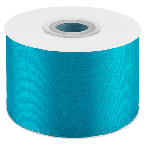 Лента атласная (5 см*22,85 м) Лазурный, 1 шт.