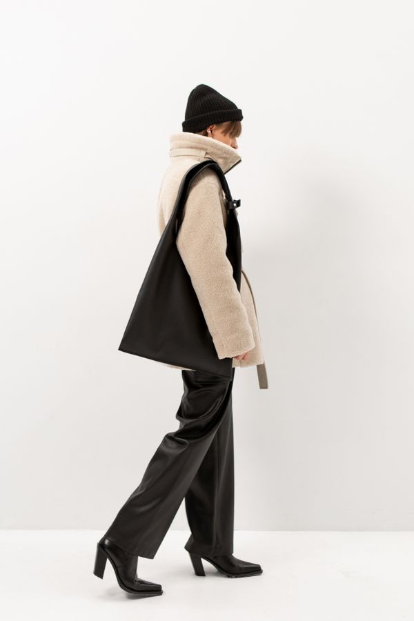 Сумка шоппер из экокожи