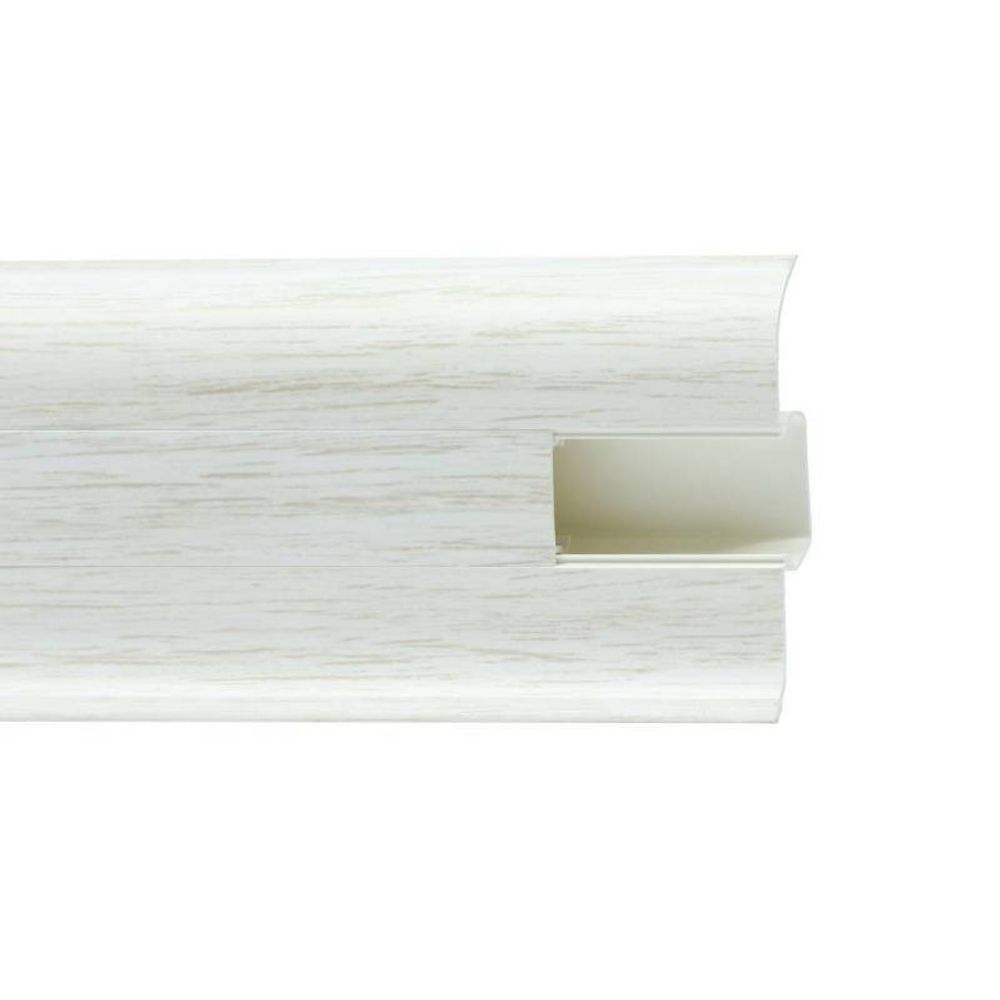 Пластиковый плинтус Royce 58 мм (2200x58x20) 850 Дуб Белый