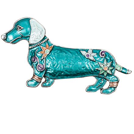 Брошь Shadore Такса XZ0711.20 G/S